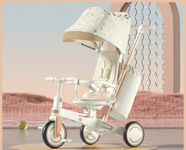 Трехколесный велосипед с ручкой Sundays Lux