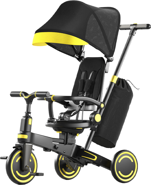 Трехколесный велосипед с ручкой Sundays Lux - фото