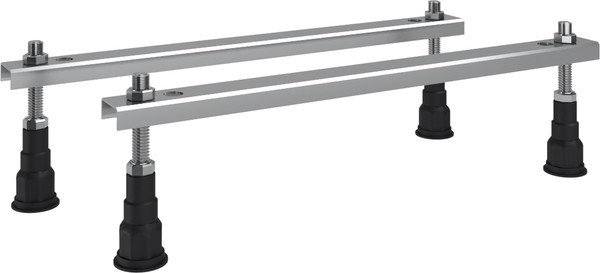 Ванна акриловая Lauter Belgravia 170x75 / 21110170 (с ножками, лицевым экраном и сифоном 21Y11021 матовый черный)