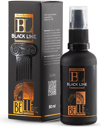 Ароматизатор автомобильный Shine Systems Black Line Belle / SSBL976
