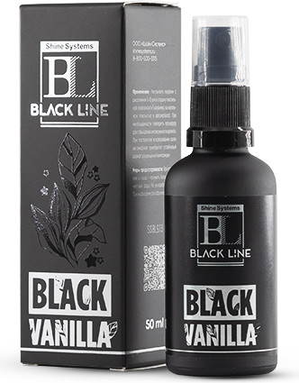 Ароматизатор автомобильный Shine Systems Black Line Black Vanilla / SSBL973