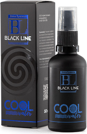 Ароматизатор автомобильный Shine Systems Black Line CoolWater / SSBL981