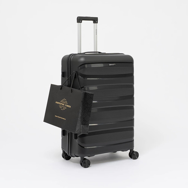 Чемодан на колесах Valigetti 344-8037/3-27BLK