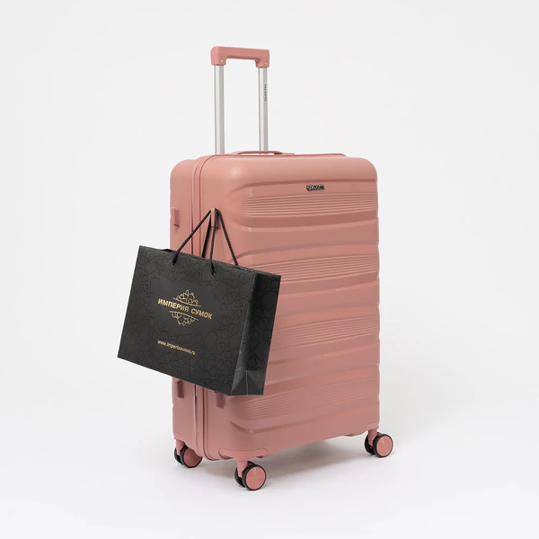 Чемодан на колесах Valigetti 344-8037/3-27PNK