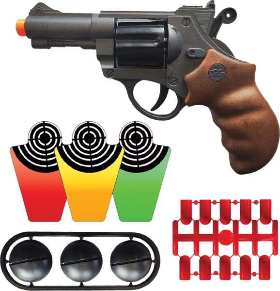 Набор игрушечного оружия Bauer Стрелок Револьвер ковбойский малый №1 / WPM00014 - фото