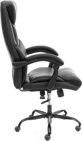 Кресло офисное Tetchair Cambridge metalBL кожзам/ткань (черный)