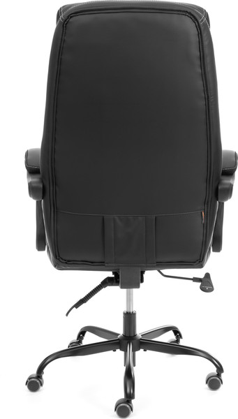 Кресло офисное Tetchair Cambridge metalBL кожзам/ткань (черный)