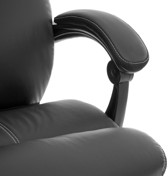 Кресло офисное Tetchair Cambridge metalBL кожзам/ткань (черный)