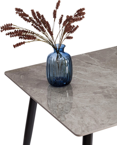 Обеденный стол Tetchair Остин 120x80x75 (серый/черный)