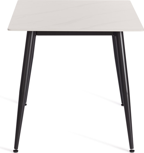 Обеденный стол Tetchair Остин 120x80x75 (белый/черный)