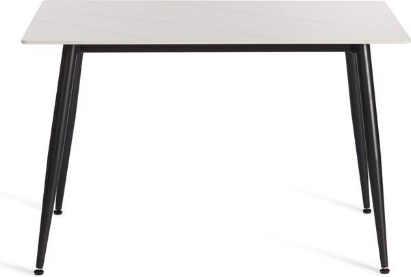 Обеденный стол Tetchair Остин 120x80x75 (белый/черный)