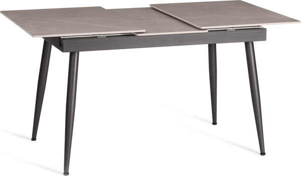 Обеденный стол Tetchair Балморал 120+40x80x75 (серый/черный)