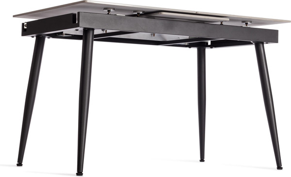 Обеденный стол Tetchair Балморал 120+40x80x75 (серый/черный)
