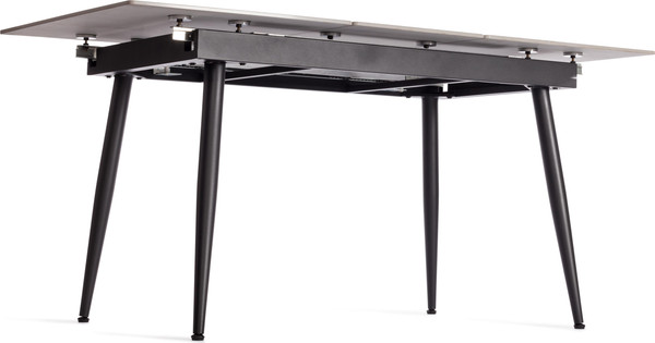 Обеденный стол Tetchair Балморал 120+40x80x75 (серый/черный)