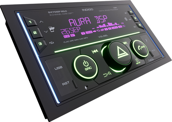 Бездисковая автомагнитола AURA Indigo 847DSP MkII