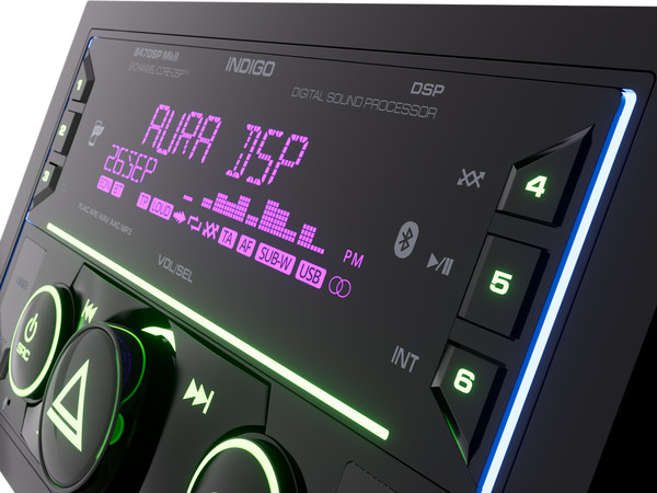 Бездисковая автомагнитола AURA Indigo 847DSP MkII
