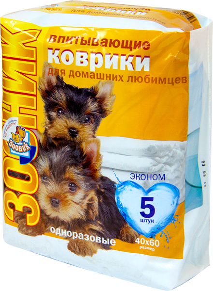 Одноразовая пеленка для животных ZOONIK 30009-00