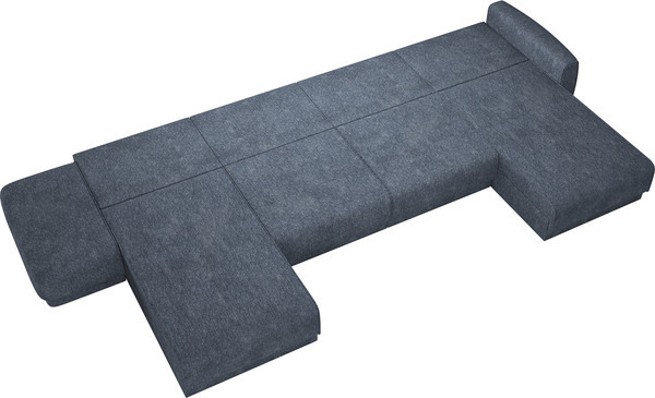 Диван П-образный Олмеко Женева 2S2OPF левый