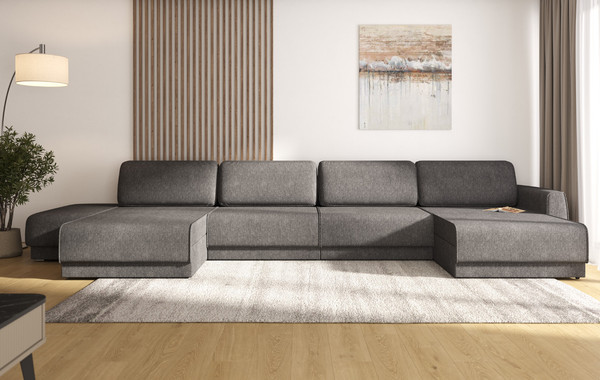 Диван П-образный Олмеко Женева 2S2OPF левый