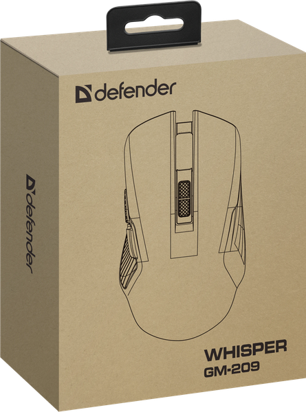 Мышь Defender Whisper GM-209 / 52208