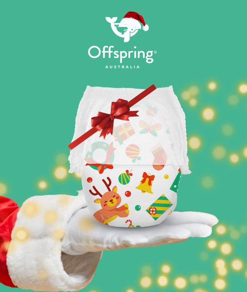Подгузники детские Offspring S 3-6кг Первый Новый Год / OF01S48XMAS