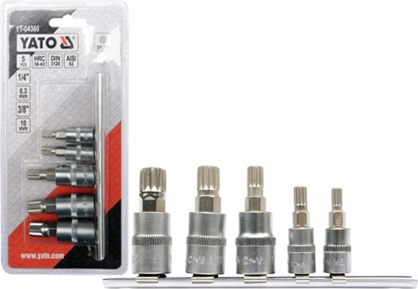 Набор головок слесарных Yato YT-04360