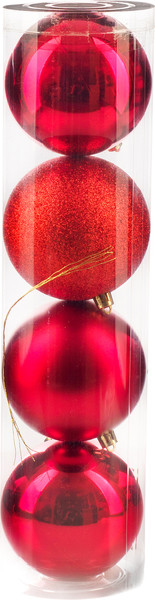 Набор шаров новогодних Ausini VT25-04008-3 - фото