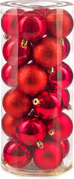 Набор шаров новогодних Ausini VT25-04003-3 - фото