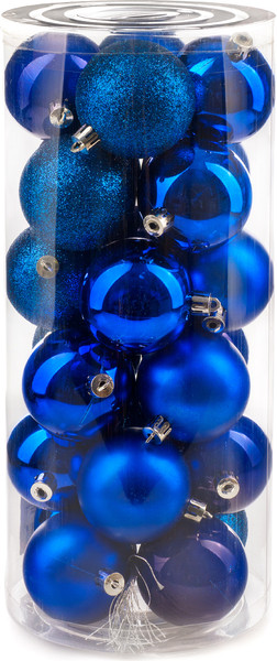 Набор шаров новогодних Ausini VT25-04003-4 - фото