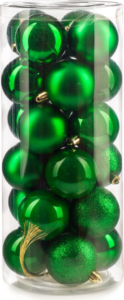 Набор шаров новогодних Ausini VT25-04003-5 - фото