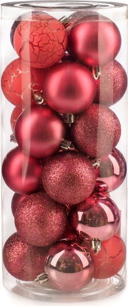 Набор шаров новогодних Ausini VT25-04020-8 - фото