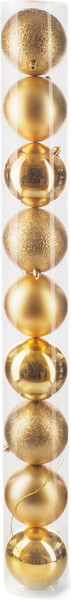 Набор шаров новогодних Ausini VT25-04010-1 - фото
