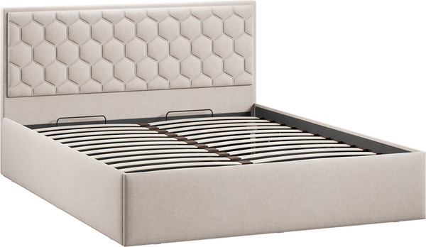 Двуспальная кровать ТриЯ Порто универсальная с ПМ 160x200