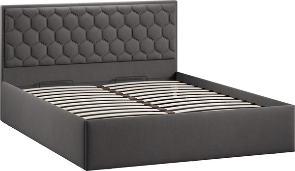 Двуспальная кровать ТриЯ Порто универсальная с ПМ и заглушиной 160x200