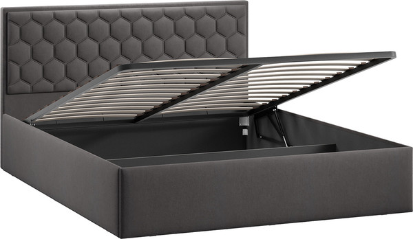 Двуспальная кровать ТриЯ Порто универсальная с ПМ и заглушиной 160x200