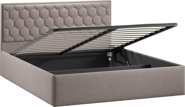 Двуспальная кровать ТриЯ Порто универсальная с ПМ и заглушиной 160x200