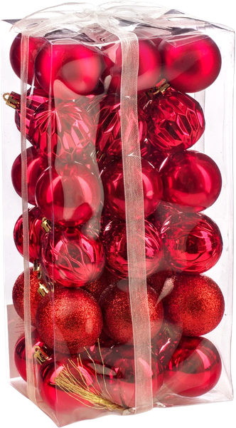 Набор шаров новогодних Ausini B8145RD - фото