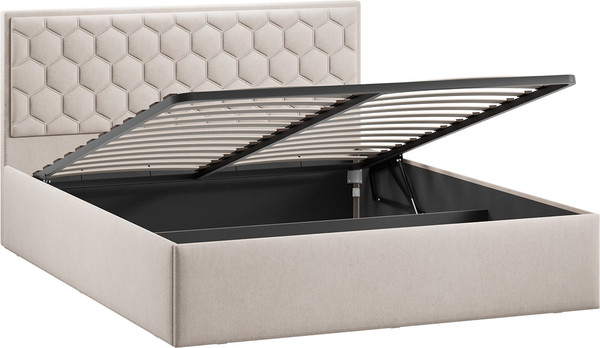 Двуспальная кровать ТриЯ Порто универсальная с ПМ и заглушиной 180x200