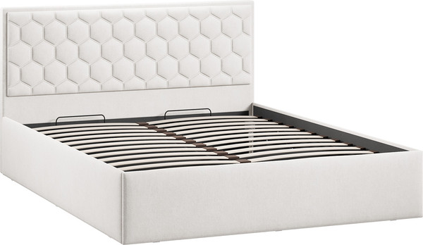 Двуспальная кровать ТриЯ Порто универсальная с ПМ и заглушиной 180x200