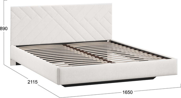 Двуспальная кровать ТриЯ Кевия 160x200 Тип 1