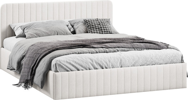 Двуспальная кровать ТриЯ Шелли с ПМ 160x200 Тип 1 - фото