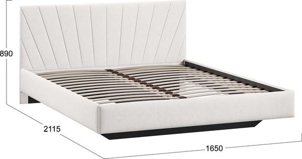 Двуспальная кровать ТриЯ Эвори 160x200 Тип 1