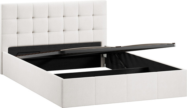 Двуспальная кровать ТриЯ Эмма с ПМ мягкой обивкой и заглушиной 140x200