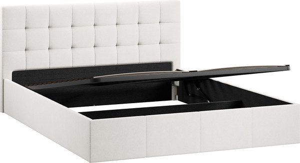 Двуспальная кровать ТриЯ Эмма с ПМ мягкой обивкой и заглушиной 160x200