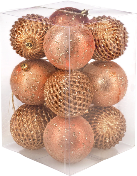 Набор шаров новогодних Ausini B8015GD - фото