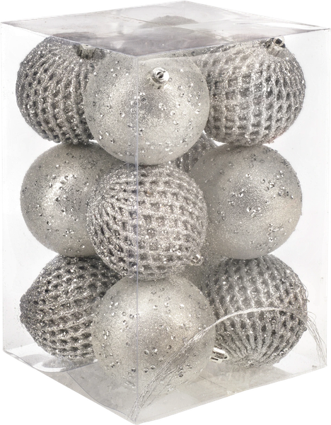 Набор шаров новогодних Ausini B8015SL - фото