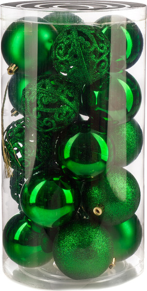 Набор шаров новогодних Ausini VT25-04018-5 - фото