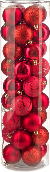 Набор шаров новогодних Ausini VT25-04019-3 - фото