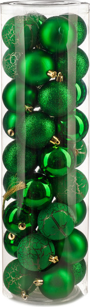 Набор шаров новогодних Ausini VT25-04019-5 - фото