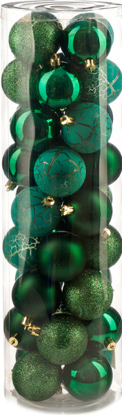 Набор шаров новогодних Ausini VT25-04019-6 - фото